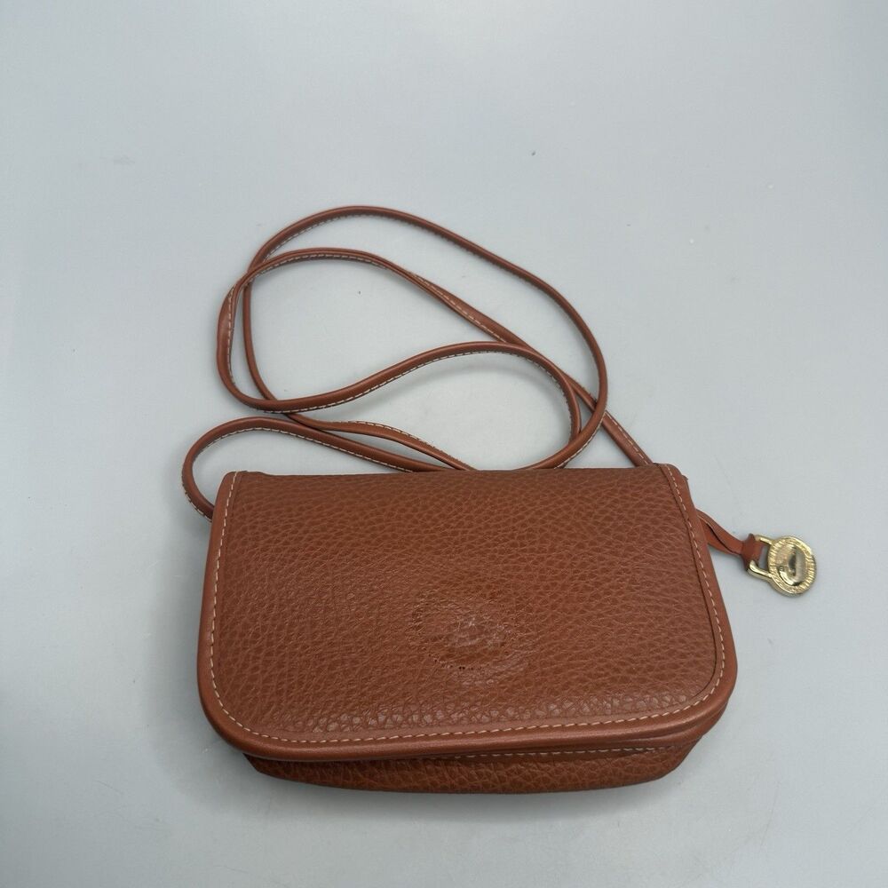 Vintage Dooney & Bourke Leather Crossbody Clutch Missing Front Patch GUC - Picture 12 of 16